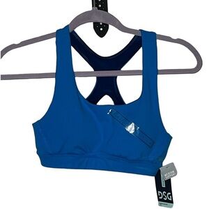 NWT DSG Blue Sports Bra Sz XS